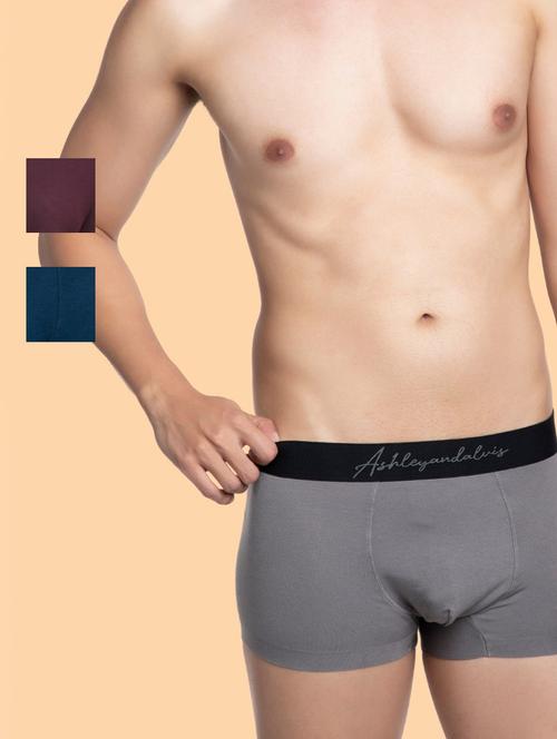 bamboo micro modal, antibacterial, premium men's trunk - 20601135 - Very Small Image - 1