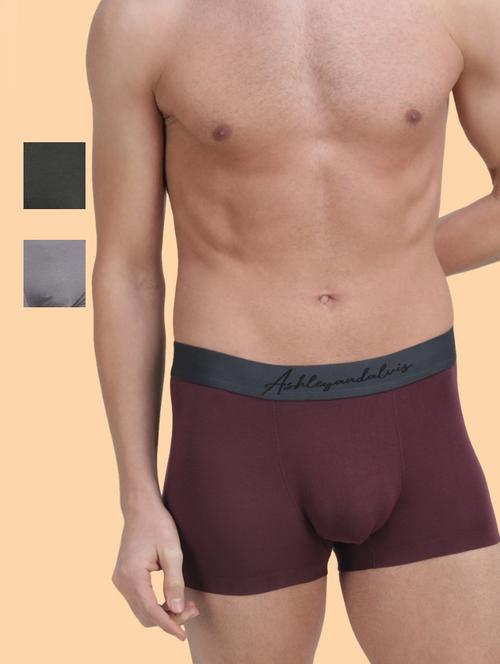 bamboo micro modal, antibacterial, premium men's trunk - 20601140 - Very Small Image - 1