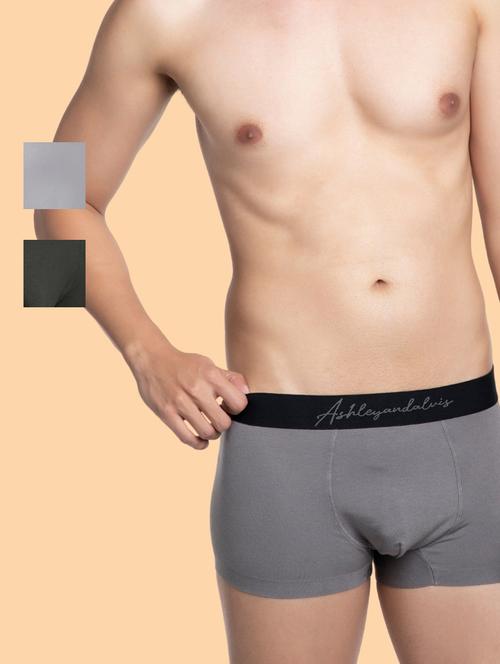 bamboo micro modal, antibacterial, premium men's trunk - 20601151 - Very Small Image - 1