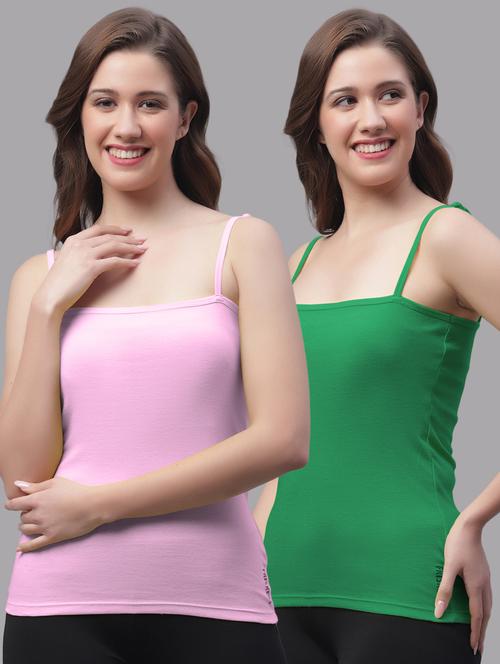 pack of 2 women solid camisole - 20602010 - Very Small Image - 1