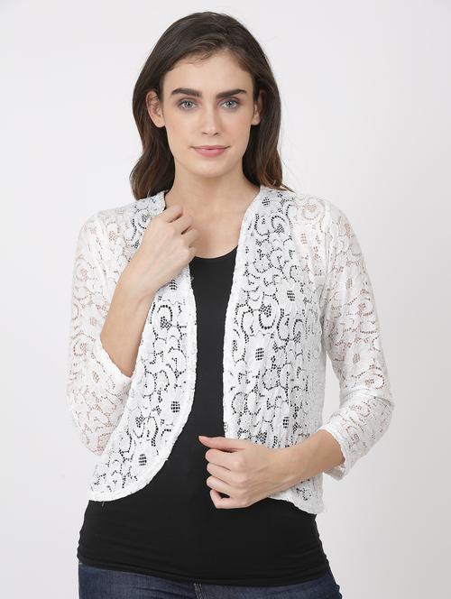women lace detailed shrug - 20602252 - Very Small Image - 1