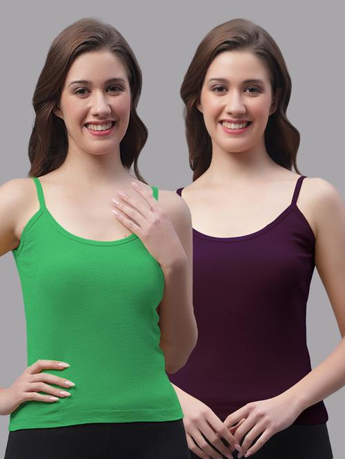 pack of 2 solid camisoles - 20605371 - Very Small Image - 1