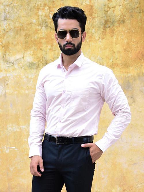 rosewater solid long sleeve formal shirt - 20605783 - Very Small Image - 1