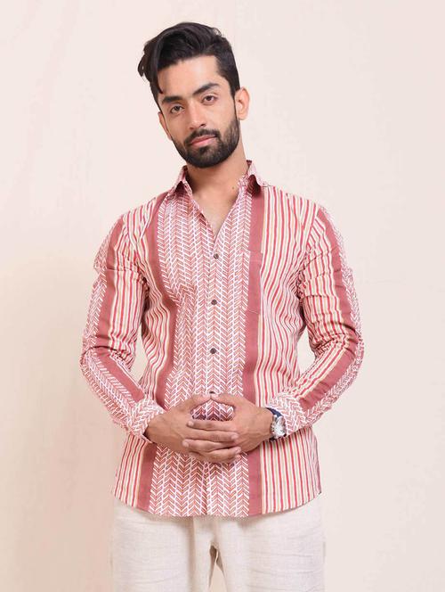 men printed collared casual shirt - 20606217 - Very Small Image - 1