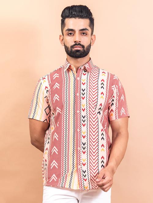men multi coloured printed casual shirt - 20606256 - Very Small Image - 1