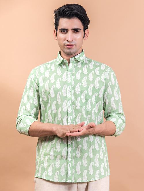 neo mint long sleeve casual shirt - 20606267 - Very Small Image - 1