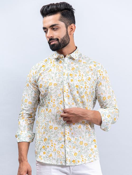 men multi colored printed casual shirt - 20606766 - Very Small Image - 1