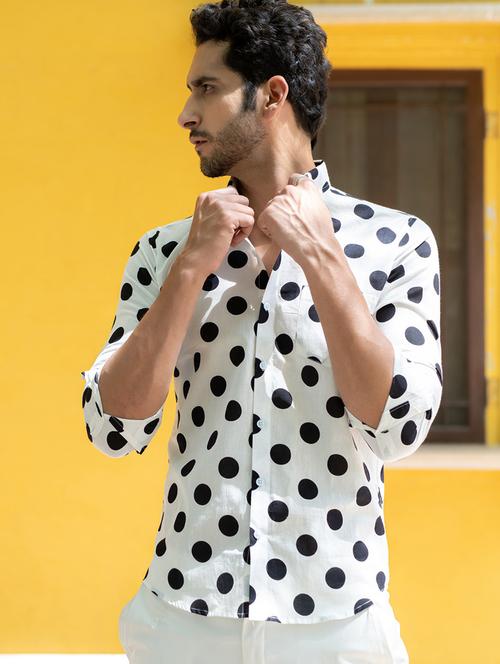 men long sleeve collared casual shirt - 20606941 - Very Small Image - 1