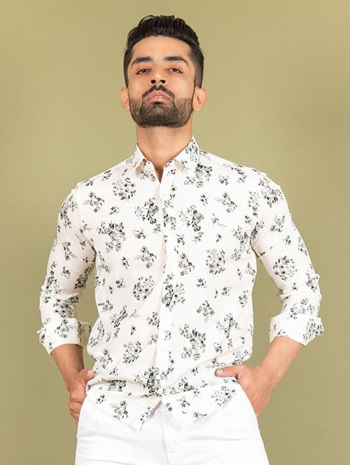 men long sleeve collared casual shirt - 20607092 - Very Small Image - 1