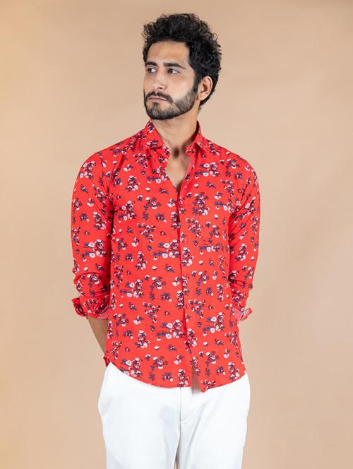 men long sleeve collared casual shirt - 20607321 - Very Small Image - 1