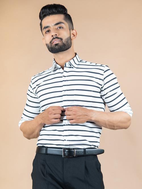 men long sleeve collared casual shirt - 20607339 - Very Small Image - 1