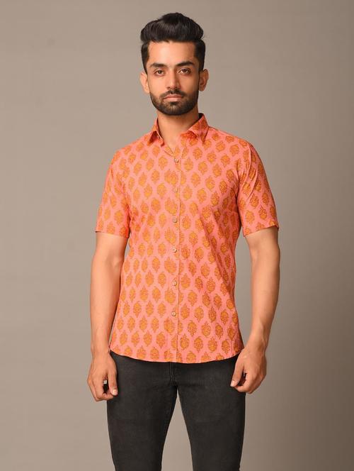 men short sleeve collared casual shirt - 20607535 - Very Small Image - 1