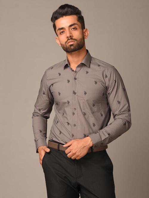 men long sleeve collared formal shirt - 20607544 - Very Small Image - 1