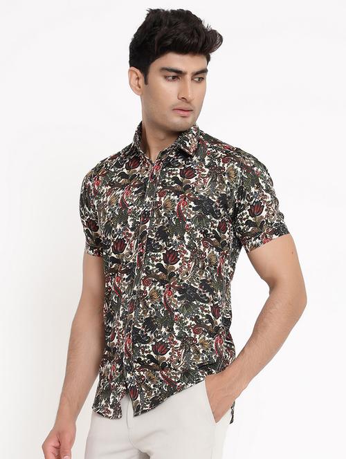 men short sleeve collared casual shirt - 20607558 - Very Small Image - 1