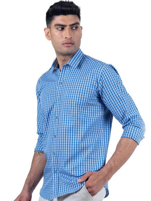 men long sleeve collared casual shirt - 20607559 - Very Small Image - 1