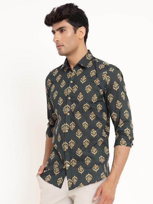 men collared long sleeve casual shirt - 20607576 - Very Small Image - 1