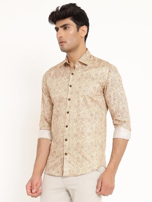 men long sleeve collared casual shirt - 20607580 - Very Small Image - 1