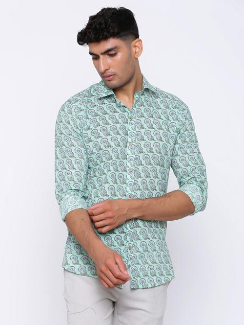 light blue long sleeve casual shirt - 20607652 - Very Small Image - 1