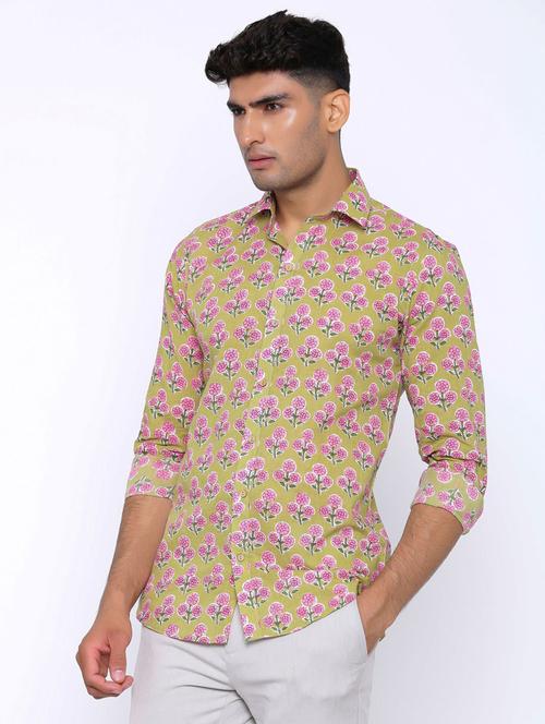 men collared long sleeve casual shirt - 20607663 - Very Small Image - 1