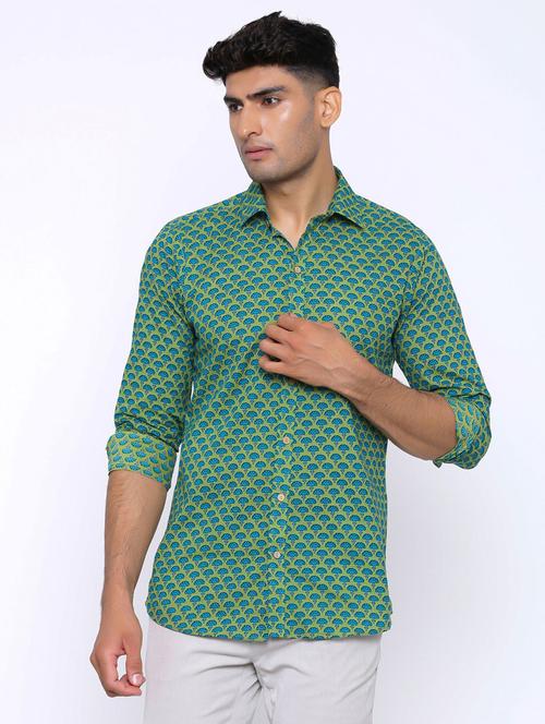 men collared long sleeve casual shirt - 20607671 - Very Small Image - 1