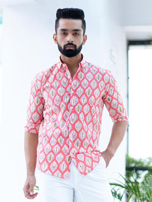 men long sleeve collared casual shirt - 20607777 - Very Small Image - 1