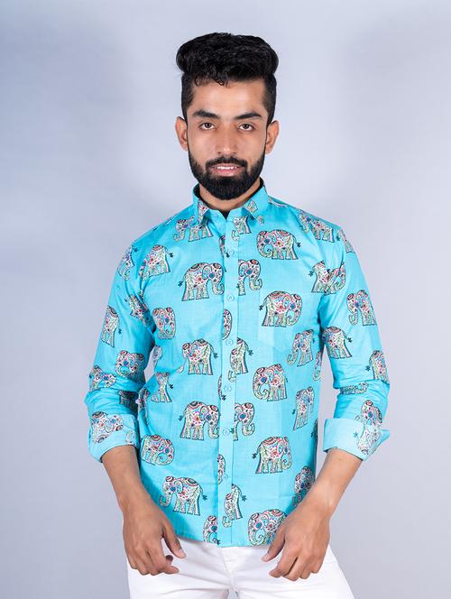 men long sleeve collared casual shirt - 20607799 - Very Small Image - 1