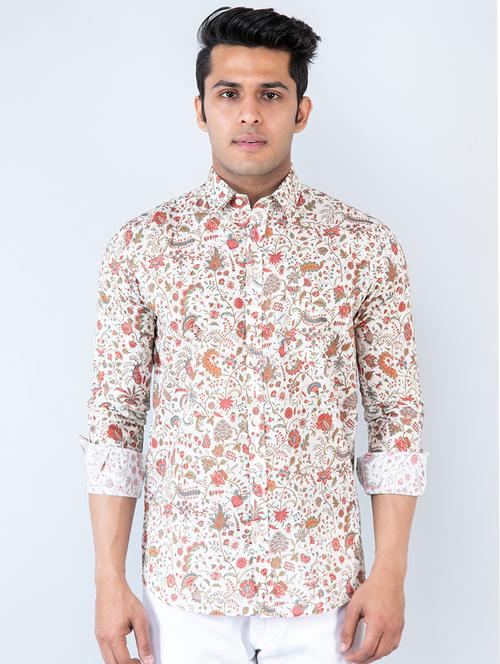 men long sleeve cotton casual shirt - 20607882 - Very Small Image - 1