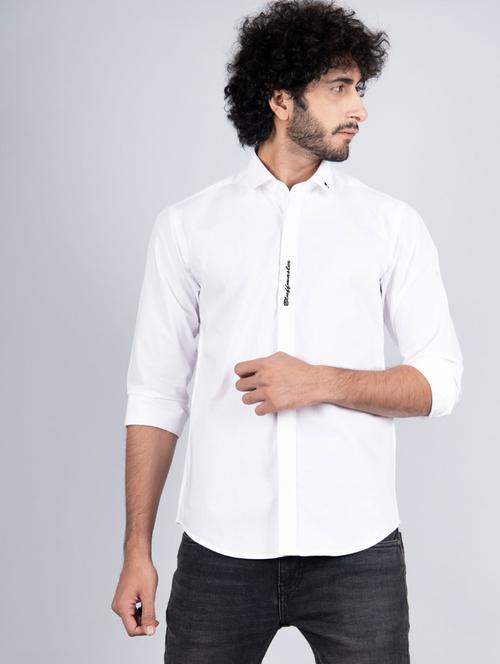 men long sleeve cotton casual shirt - 20607993 - Very Small Image - 1