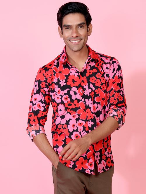 men long sleeve collared casual shirt - 20608280 - Very Small Image - 1