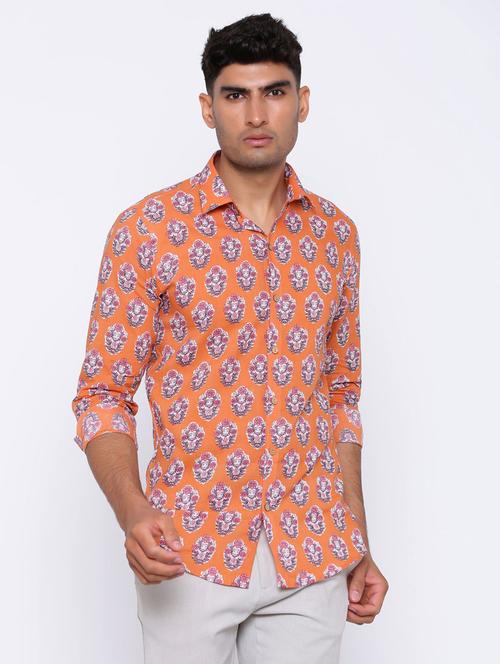 men long sleeve collared casual shirt - 20608310 - Very Small Image - 1
