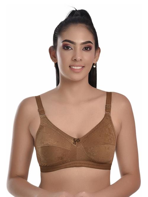 olive cotton blend t-shirt bra - 20611179 - Very Small Image - 1