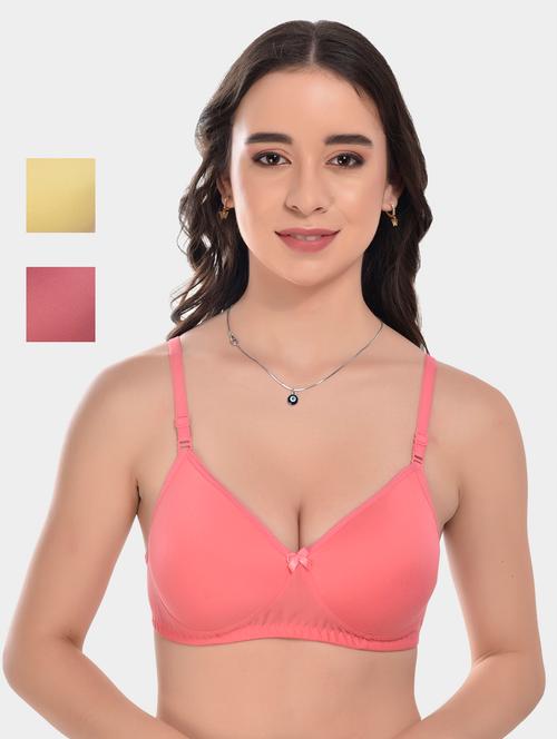 pack of 3 solid bras - 20611261 - Very Small Image - 1