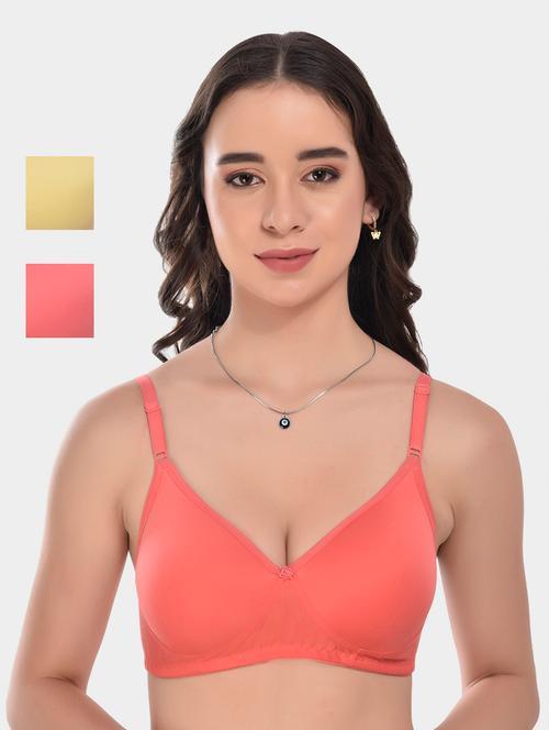 pack of 3 solid bras - 20611262 - Very Small Image - 1