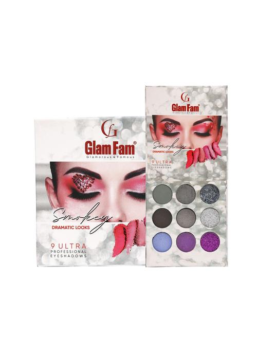 glam fam color choice eyeshadow water-proof smudge proof long lasting eyeshadow palette 9 in 1 eye makeup professional - 20611387 - Very Small Image - 1