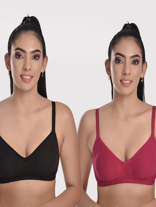 pack of 2 solid bras - 20611451 - Very Small Image - 1