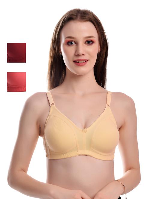 pack of 3 solid bras - 20611621 - Very Small Image - 1