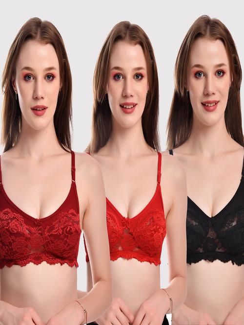 pack of 3 regular bra - 20611736 - Very Small Image - 1
