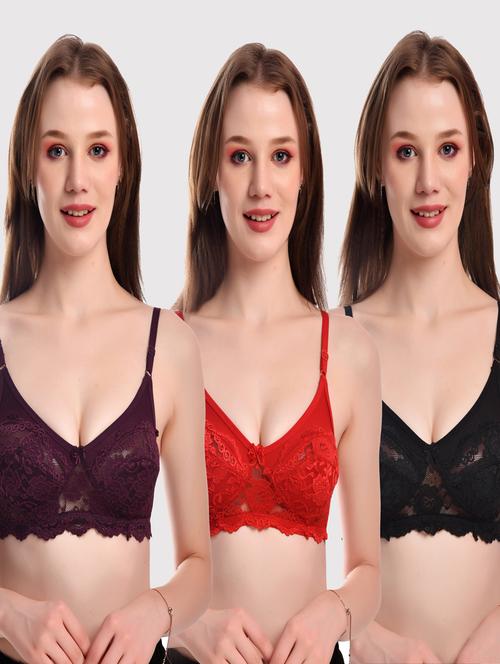 pack of 3 regular bra - 20611741 - Very Small Image - 1