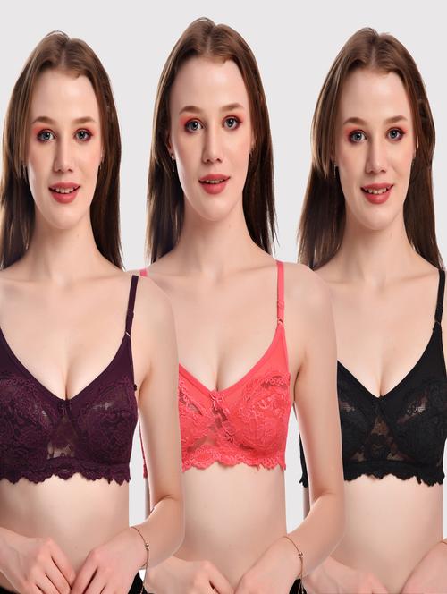pack of 3 regular bra - 20611765 - Very Small Image - 1