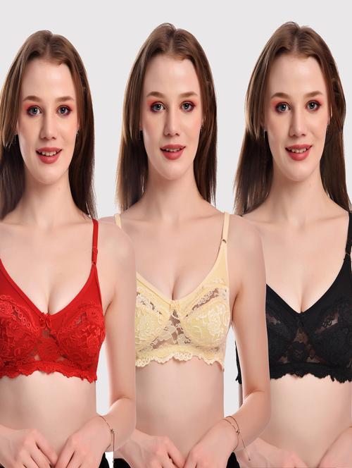 pack of 3 regular bra - 20611770 - Very Small Image - 1