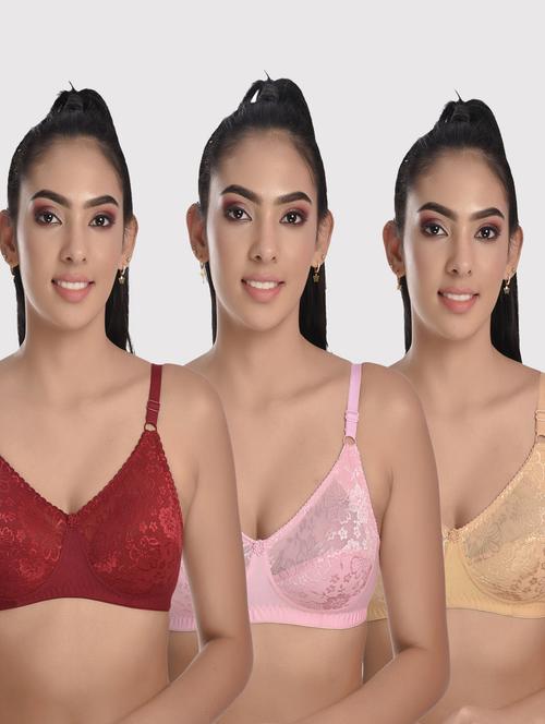 pack of 3 regular bra - 20611819 - Very Small Image - 1