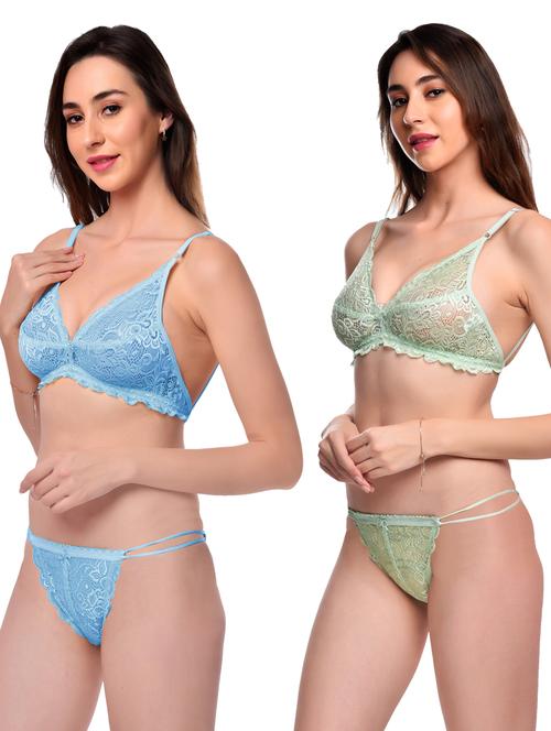 pack of 2 bras and panty set - 20611994 - Very Small Image - 1