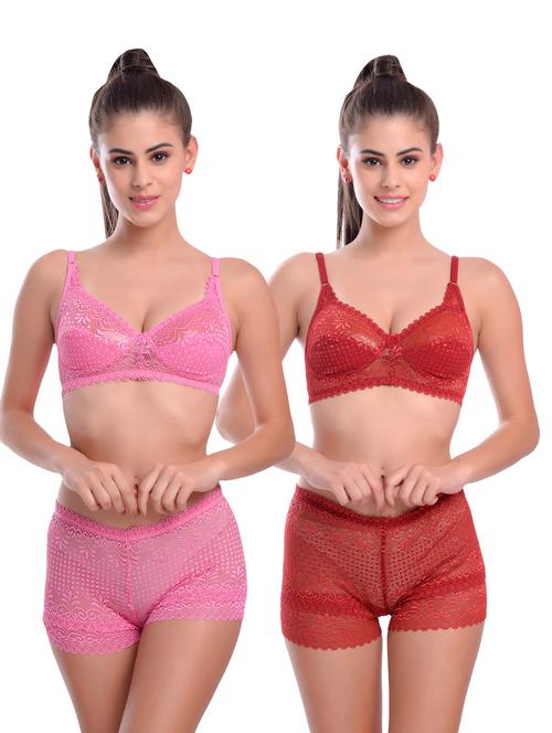 pack of 2 bra and panty set - 20612076 - Very Small Image - 1