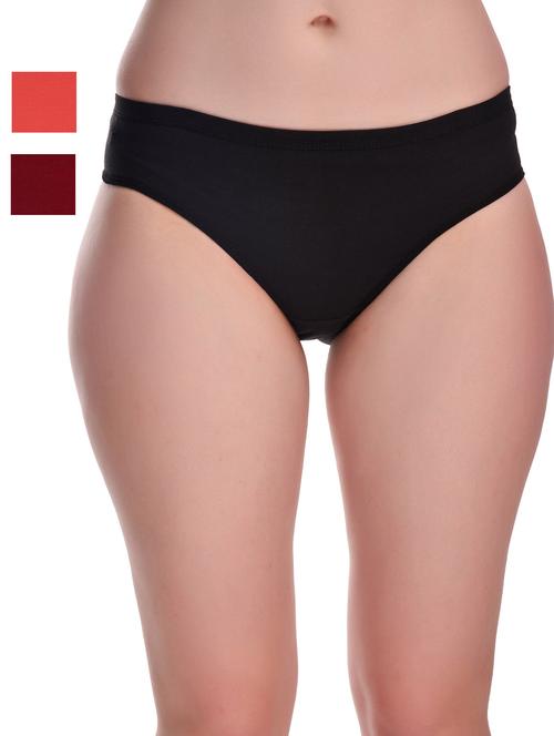 multi colored cotton blend hipster panty - 20612138 - Very Small Image - 1