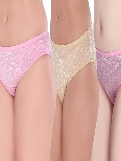 multi colored net hipster panty - 20612243 - Very Small Image - 1