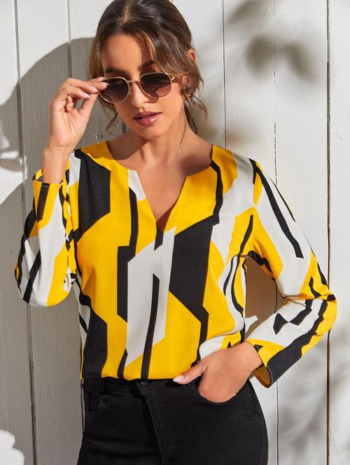 women multi coloured printed regular top - 20614745 - Very Small Image - 1