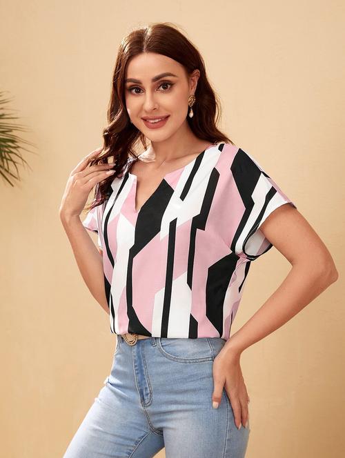 women multi coloured printed regular top - 20614806 - Very Small Image - 1