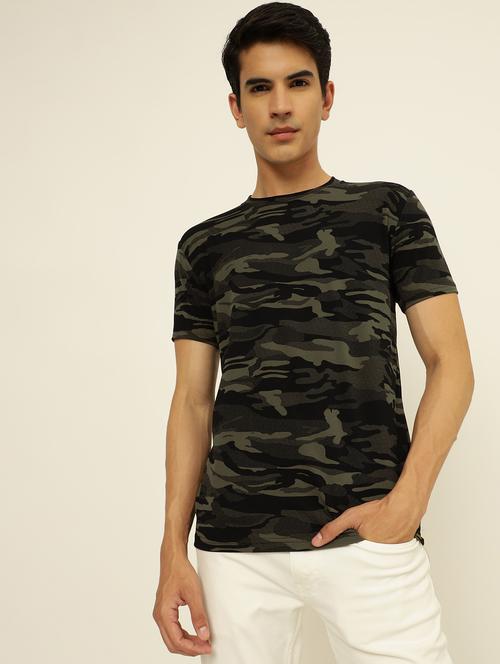 man printed round neck t-shirt - 20614847 - Very Small Image - 1
