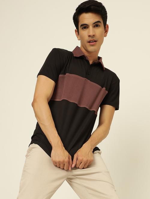 man color block print t-shirt - 20614890 - Very Small Image - 1