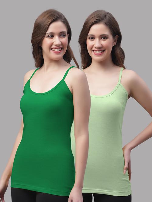 multi colored cotton camisole - 20615450 - Very Small Image - 1